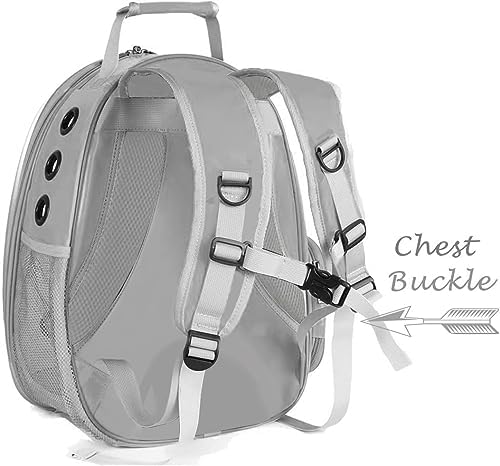 Bubble Cat Carrier Backpack, Transparent Pet Carrier Backpack for Small Puppy and Bunny, Space Capsule Bubble Cat Backpack Carrier, Airline Approved
