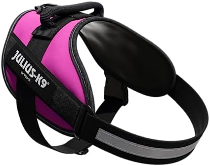 Julius-K9, 16IDC-DPN-0, IDC Powerharness, Dog Harness, Size: 0, Dark Pink