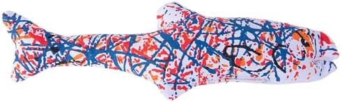 Yeowww! Catnip Pollock Fish Catnip Cat Toy - 10 in Kicker Toy for cats, 100% Stuffed with Premium Organically Grown Catnip, Made in USA