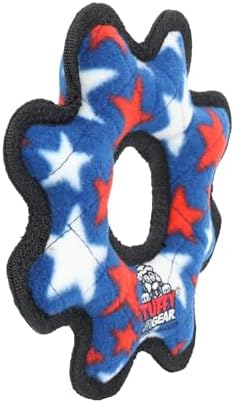 TUFFY® 2 Pack Gear Ring Small Ultra Durable Plush Dog Toys