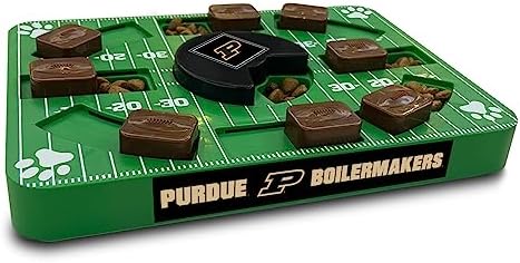 Pets First NCAA Purdue Boilermakers Interactive Dog Treat Puzzle Toy