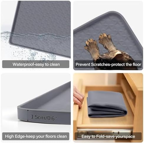 51" x26" Pee Pad Holder for Dogs Lanstics Puppy Pad Holder Grey
