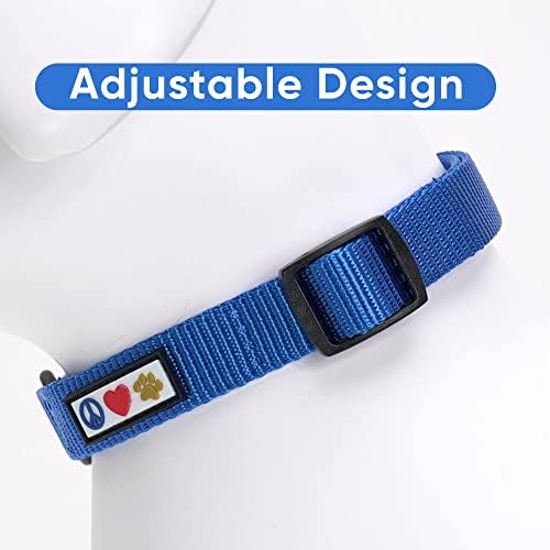Pawtitas Dog Collar for Large Dogs Adjustable Dog Collar Heavy Duty Waterproof Collars for Dogs with Quick-Release Buckle - Blue Dog Collar for Large Breeds