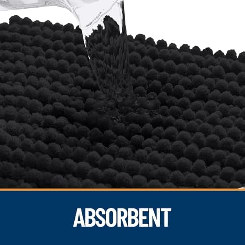 OLANLY Dog Door Mat for Muddy Paws 47x17, Extra Absorbent Chenille Mud Mat