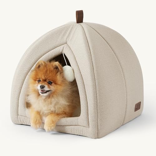 Bedsure 2in1 Cat Beds for Indoor Cats Cave for Kitten with Washable Pillow