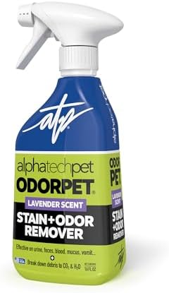 ATP OdorPet Stain and Odor Remover Spray, Lavender Scent, 16 Fl Oz