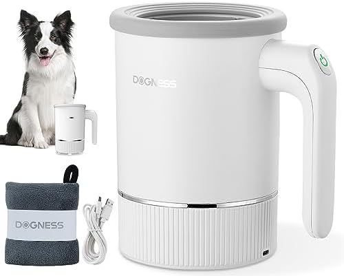 DOGNESS Automatic Dog Paw Cleaner Cup Paw Washer for Medium & Large Dogs