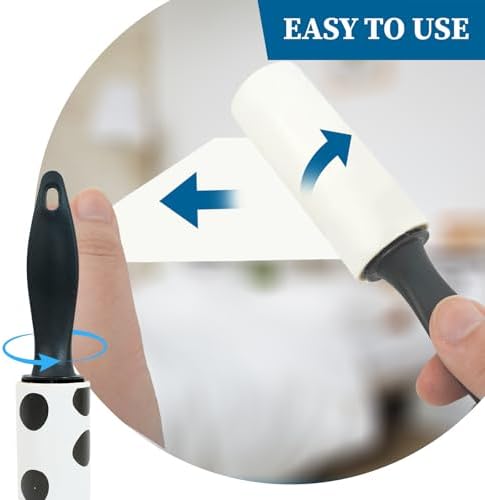 8 Pcs Mini Lint Roller, Lint Roller for Travel Size