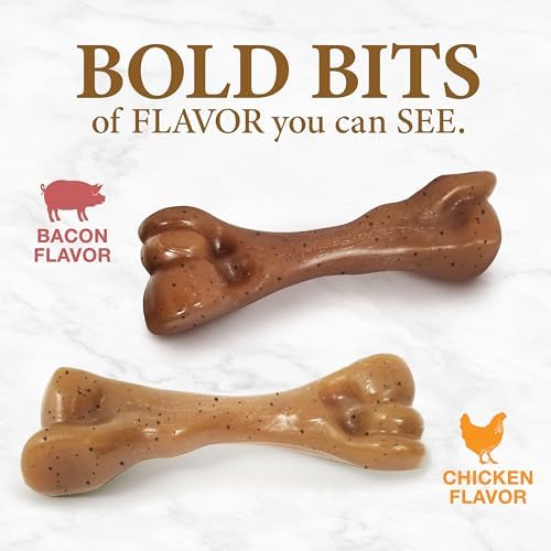 Nylabone Strong Chew Gourmet Style Dog Chew Toy, Small, 2 Count