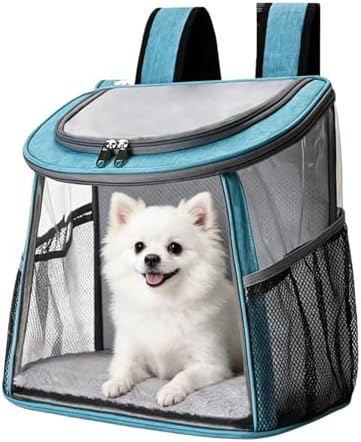 Pet Backpack Carrier for Cats and Small Dogs, Under 13.2 lbs