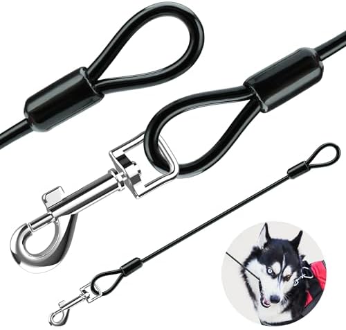 Retractable Dog Leash Add-On Accessory - Anti-Bite Rope - for Extra Protection Against Biting from Your pups - 2 pcs