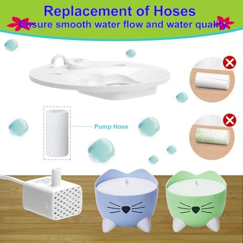 Cat Water Fountain Filter Replacement for PIXI Pet Water Fountain