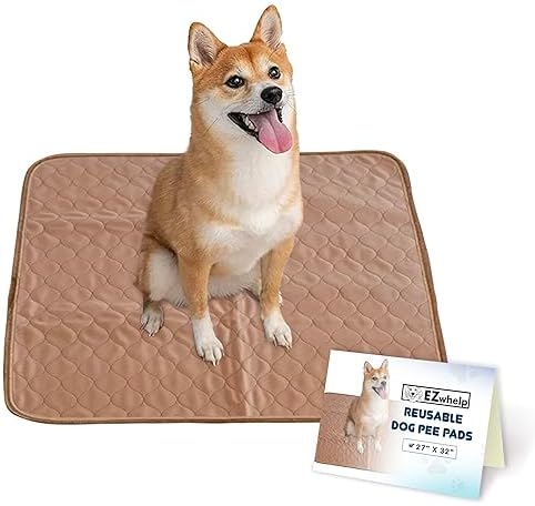 EZwhelp Reusable Dog Pee Pads, Washable Waterproof Mat 27x32 in, 1-Pack