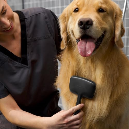 Tweezerman Slicker Brush for Pets-Grooming Brush with Coated Bristles