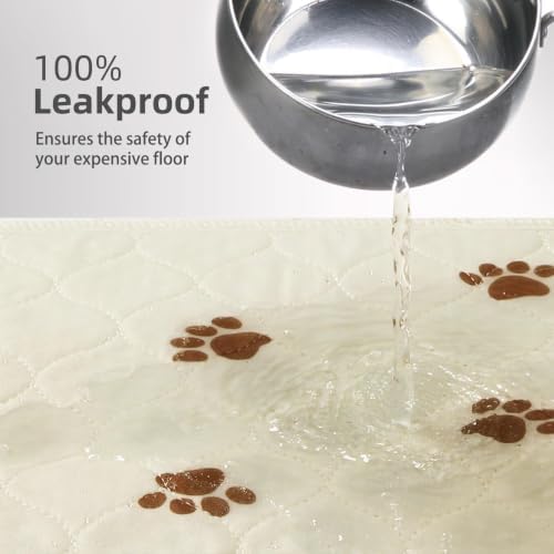 PUPTECK Washable Pee Pads for Dogs, Reusable Puppy Potty Training Mat