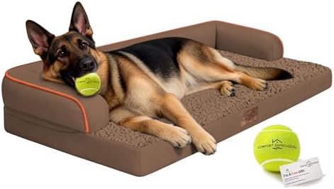 Comfort Expression Orthopedic Waterproof Jumbo Dog Bed for Giant Dogs