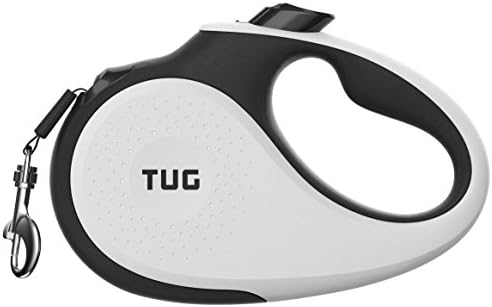 TUG Original Retractable Dog Leash, 16 ft (Small, White)