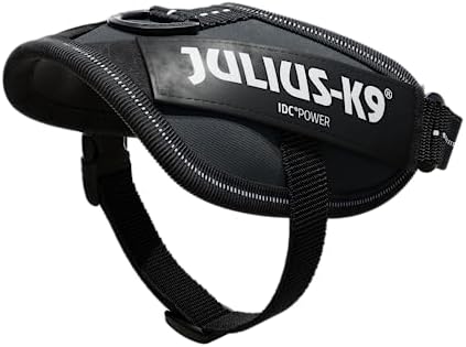 Julius-K9, 16IDC-ANT-B2, IDC Powerharness, Dog Harness, Size: Baby 2, Anthracite
