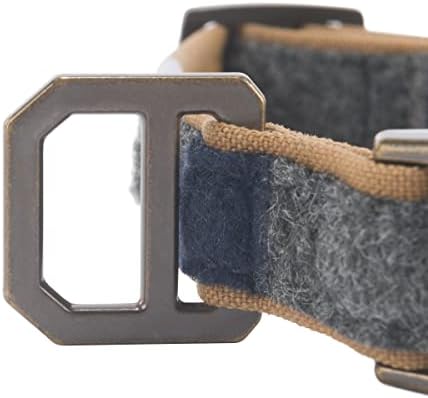 Carhartt Nylon Duck Blanket Stripe Dog Collar Brown/Stripe M