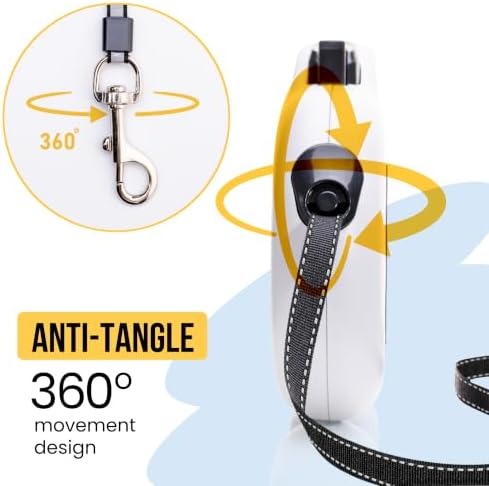 Award-Winning Modular Retractable Dog Leash for Large Dogs