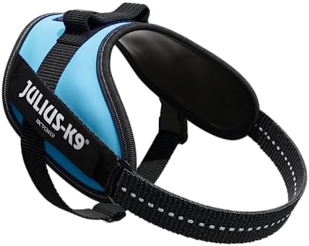 Julius-K9, 16IDC-AM-M, IDC Powerharness, Dog Harness, Size: Mini, Aquamarine