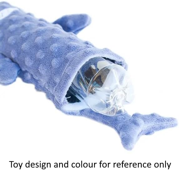 ZippyPaws Happy Hour Crusherz Squeaky Plush Pet Toy for All Breeds - Merlot