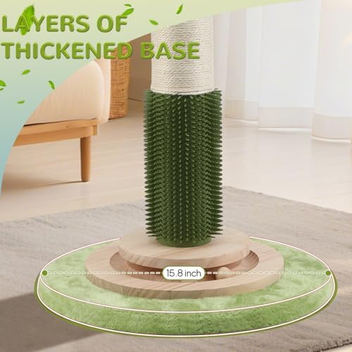 45'' Extra Tall Cat Scratching Post for Large,Heavy Duty Scratcher Tree
