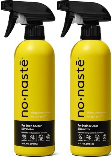 Nonaste Pet Stain & Odor Eliminator Enzyme Spray, Dog & Cat, 16 oz, Pk 2