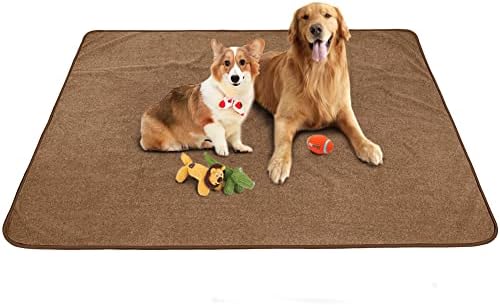 Washable Pee Pads for Dogs, Extra Large Reusable Dog Pee Pad, Waterproof Pet Mat, Dog Playpen Mats for Puppy Training Whelping Playpen Pads