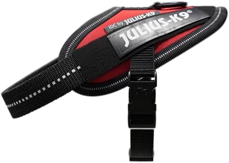 Julius-K9, 16IDC-R-B1, IDC Powerharness, Dog Harness, Size: Baby 1, Red