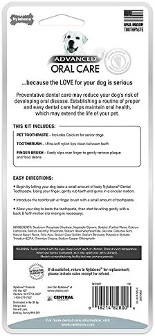 Nylabone Advanced Oral Care Senior Dog Dental Kit Small Dog