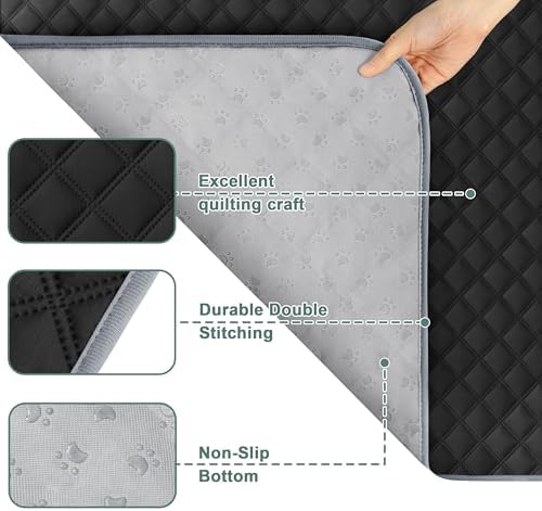 Eterish Washable Pee Pads for Dogs Large/Extra Large 31'' x 36'' 2 Pack