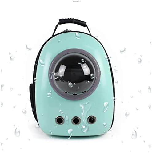 Cat Carrier Backpack, Pet Backpack Bubble Rucksack Front Pack for Cat Puppy Dog Capsule Space Backpack, Pet Carrier for Travel Hiking Walking Camping. (Green)