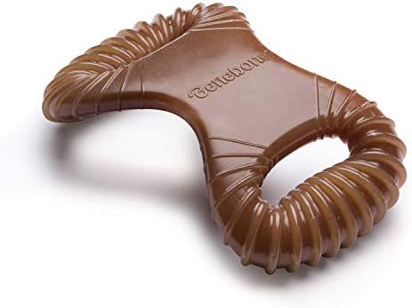Benebone Dental Dog Chew Toy for Aggressive Chewers, Real Peanut, Small