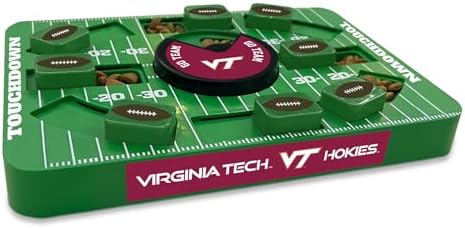 Pets First NCAA Virginia TECH Large Puzzle Toy, Dog Puzzle Treat Toy, New Large Size, Interactive Dog Treat Toy, Dog Slow Feeding Toy
