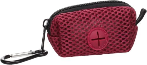 Flamingo Misha Poo Bag Dispenser - Bordeaux | Stylish, Practical & Durable! - Includes Poop Bag