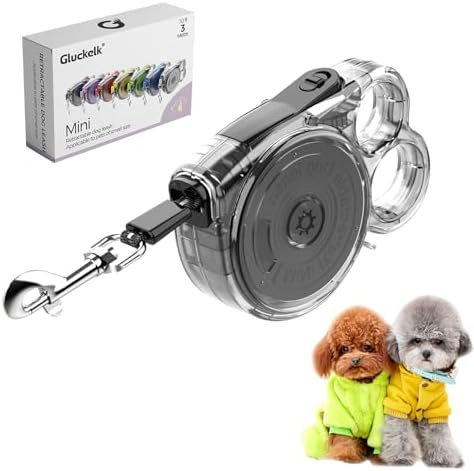 10 ft Retractable Dog Leash for Tiny & Small Dogs, Puppies, Cats