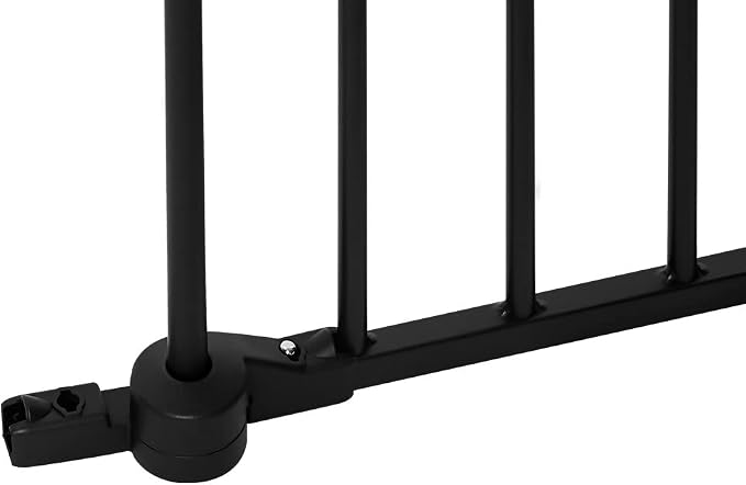 COMOMY Gate Extension 30" Tall, Suitable for 80" and 198" Wide Iron Fence Door of COMOMY, Create a Spacious and Secure Environment for Your Pets, Black