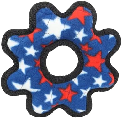 TUFFY® 2 Pack Gear Ring Small Ultra Durable Plush Dog Toys