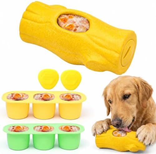 1 Pack Dog Toys for Aggressive Chewers Yellow