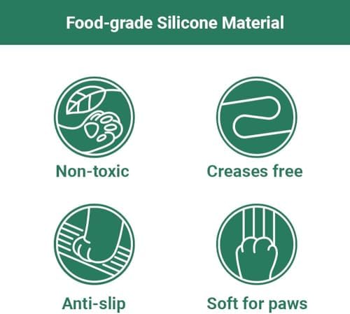 Cat Litter Mat, Large 32'' x 24'' Silicone Litter Box Mat for Litter Trapping, Waterproof, Non-Slip, Easy to Clean, Pink