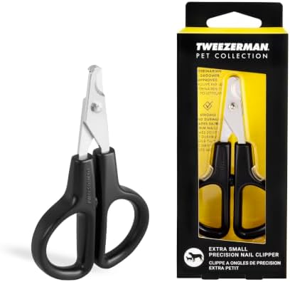 Tweezerman X-Small Nail Clippers for Pets- Manual Professional Nail Trimmer