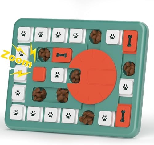 Dog Puzzle Toys, Treat Dispensing Dog Enrichment Toys for IQ Training and Brain Stimulation, Interactive Mentally Stimulating Toys as Gifts for Puppies, Cats, Dogs (L-Level 4)