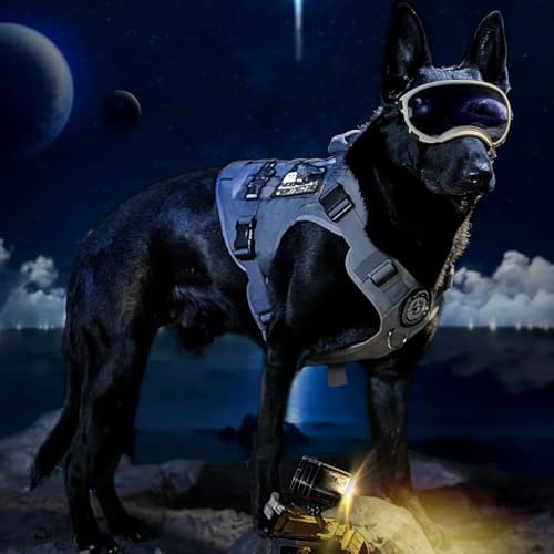 OneTigris Tactical Dog Harness Vest No-Pull Service Dog Vest for Large Dogs