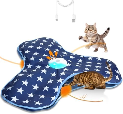 Oxawo Cat Toys Interactive Hide and Seek Cat Game