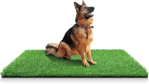 Artificial Grass Rug Turf for Dogs Indoor Outdoor Fake Grass for Dogs Potty Training Area Patio Lawn Decoration (59.1 x 39.3 Inch (Pack of 1))