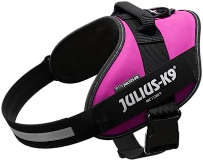 Julius-K9, 16IDC-DPN-2, IDC Powerharness, Dog Harness, Size: 2, Dark Pink