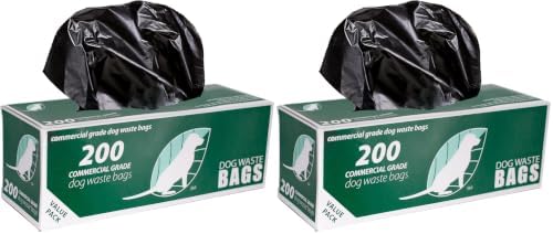 Zero Waste USA - 200 Commercial Grade Dog Waste Station Refill Roll Bags - (Most Popular) - 40% Thicker than competitor brands - Fits Any Dog Waste Station - 1 Roll of 200 bags per roll (Pack of 2)
