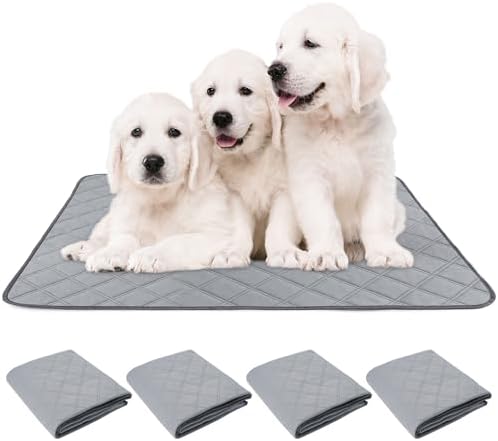 Patience Washable Puppy Pads for Dogs - Reusable 18" x 24" Potty Pads with Waterproof Bottom for Training and Incontinence
