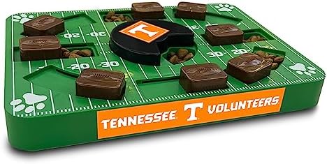 Pets First NCAA Tennessee Volunteers Puzzle Toy, Puzzle Treat Dog Toy, Interactive Dog Treat Toy, Dog Puzzle Fedding Slow Toy